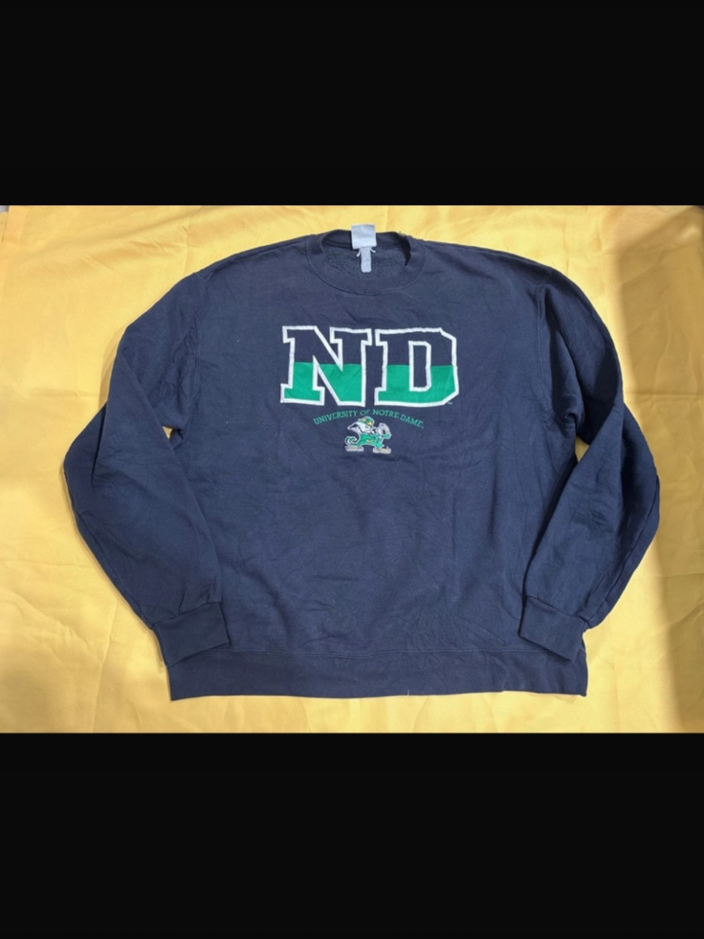 Champion y2k university of notre dame sweatshirt size xl